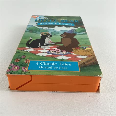 Nick Jr Little Bear VHS Tape Parties & Picnics Animated Episodes Vintage 1998 - VHS Tapes