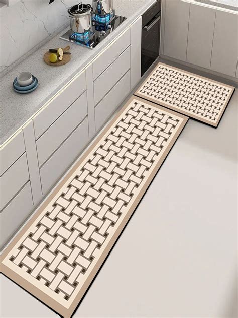 Silica Gel Kitchen Floor Mat Lightweight Non-Slip Stain Resistant Oil ...