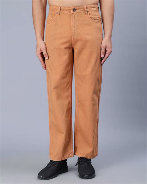 Buy Men's Brown Carpenter Jeans Online in India at Bewakoof