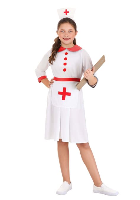Classic Nurse Girl's Costume | Kid's Nurse Costumes