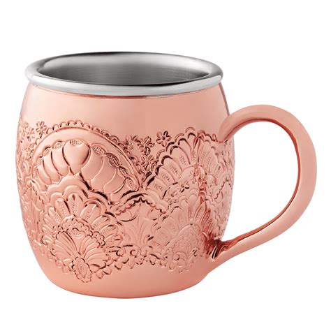 The Pioneer Woman Stainless Steel Moscow Mule Mug, Copper, 16 oz, Cold ...