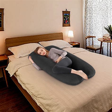 U Shaped Pregnancy Pillow,Maternity Full Body Pillow for Sleeping ...