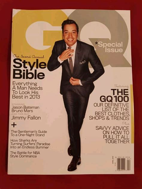 GQ Gentlemen's Quarterly Apr 13 The Style Bible | eBay