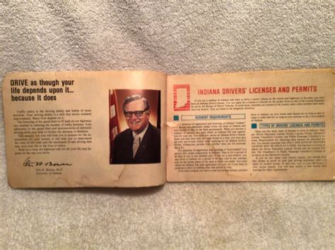 1978:Indiana Driver’s Manual Bureau of Motor Vehicles BMV 69 Pages ...
