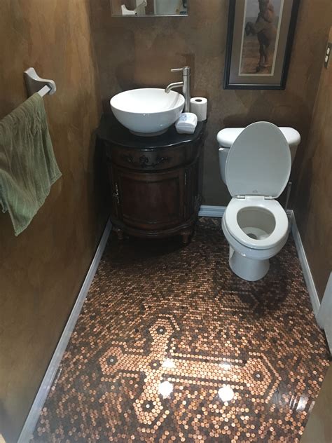 How To Install Penny Tile Bathroom Floor at Tina Kirby blog