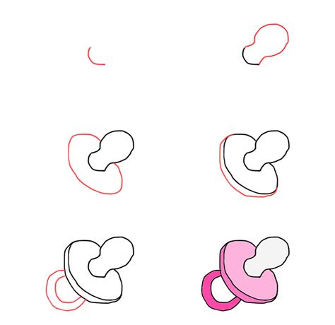 11+ Easy and Simple Pacifier Drawing Ideas - Drawing Photos