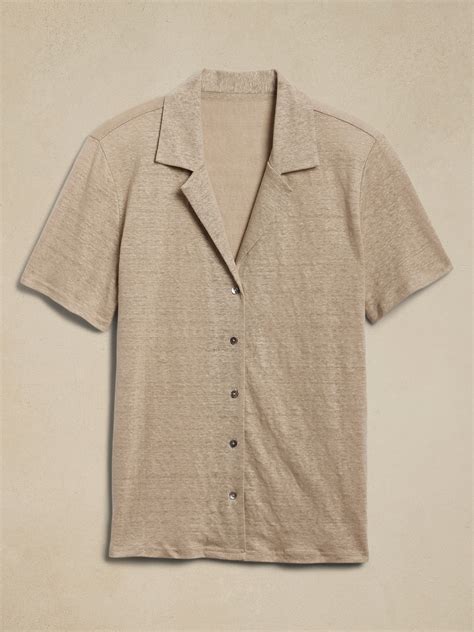Linen Resort Shirt | Banana Republic