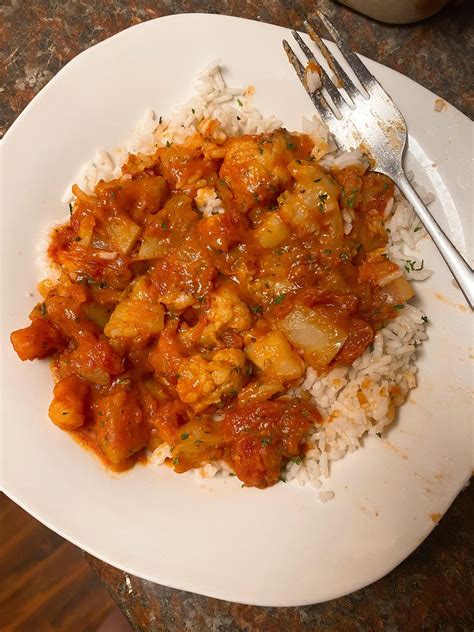 My simplified version of Potato Cauliflower Curry—customizable ...