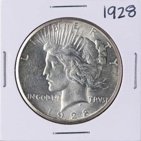 1928 $1 Peace Silver Dollar Coin