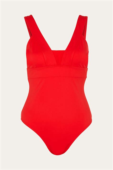 Buy Accessorize Red Lexi Shaping Swimsuit from the Next UK online shop