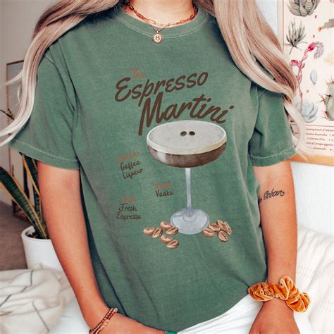 Espresso Martini T-shirt, Retro Espresso Martini Shirt, Vintage ...