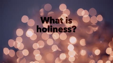 22-11 What is holiness? | St Mary Magdalene, Enfield