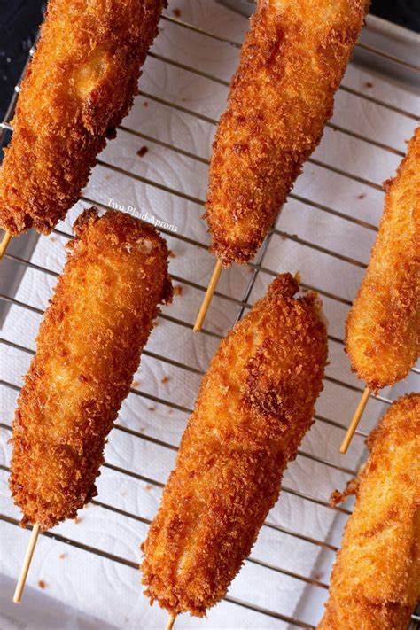 Korean Corn Dog Recipe | Two Plaid Aprons | Recipe | Dog recipes ...