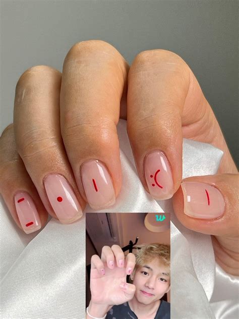 TAEHYUNG /BTS V NAIL ART | Gel nails, Nail art, Nail designs
