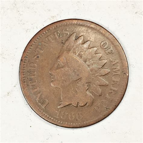 KEY DATE*1866 Indian Head Cent | Property Room