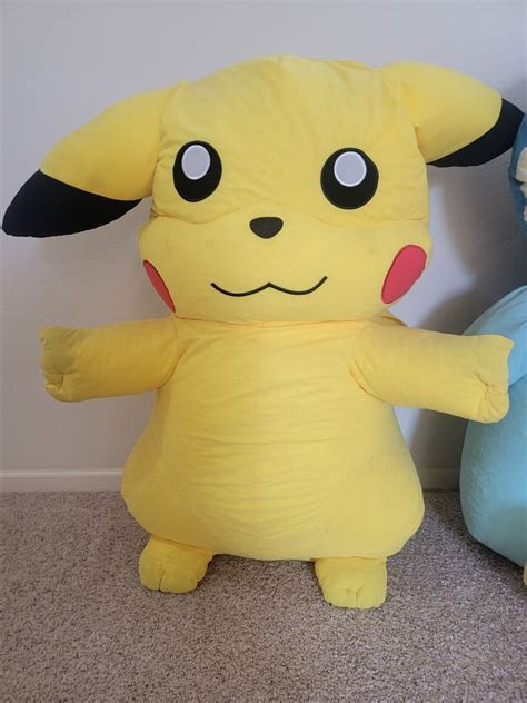 Pokemon Life Size Pikachu Plush 47in /120cm Officially Licensed Toy ...