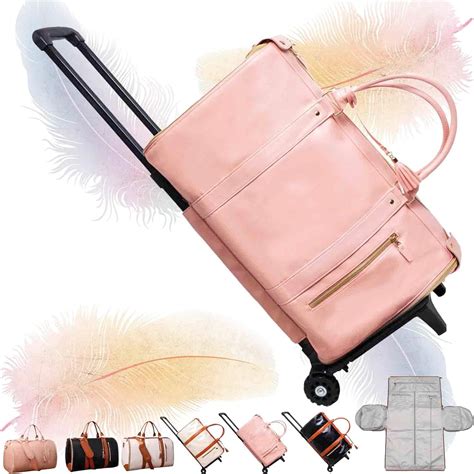 Amazon.com | Luxemega Bag, Jenni Bag, Jenni Bag Travel Bag with Wheels ...