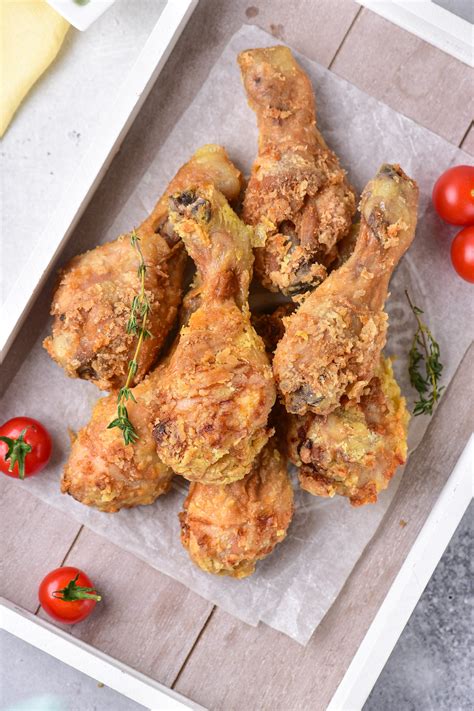 Fried Chicken Legs - Recipes From A Pantry