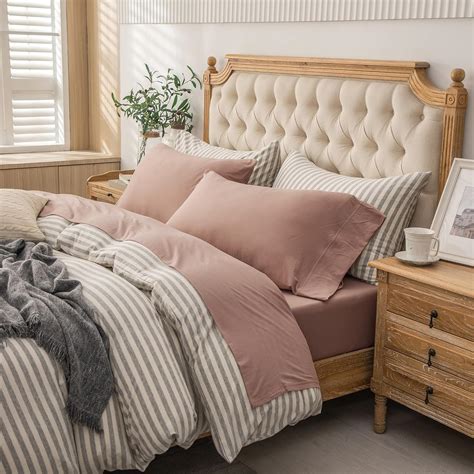 Amazon.com: PURE ERA Jersey Knit 4pc Bed Sheet Set 100% T-Shirt Cotton ...