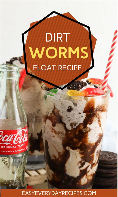Halloween Dessert Dirt And Worms Float Recipe | Easy Everyday Recipes