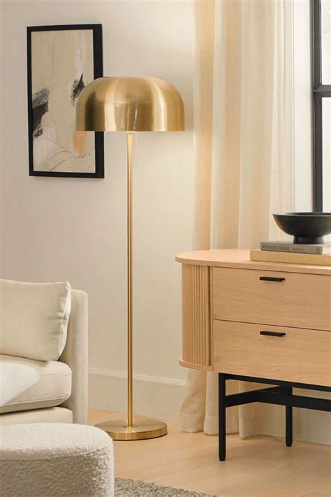 Oslo Floor Lamp - Brass | Floor lamps living room, Floor lamps living ...