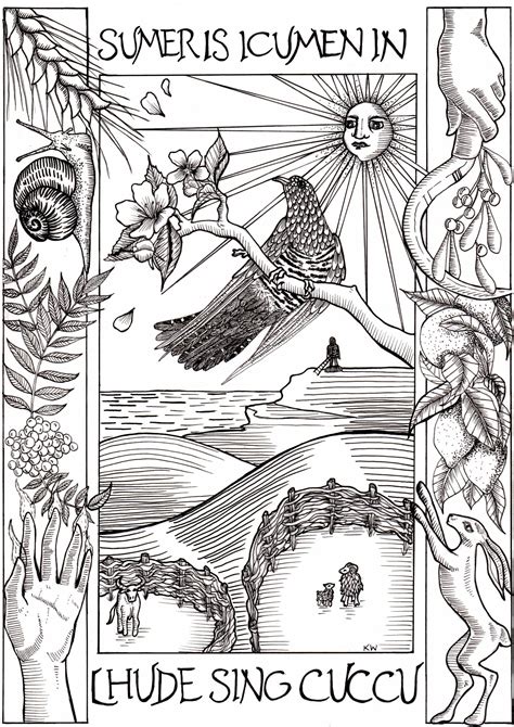 'Sumer Is Icumen In' Giclee Art Print - Ye Olde Witchcraft Shoppe