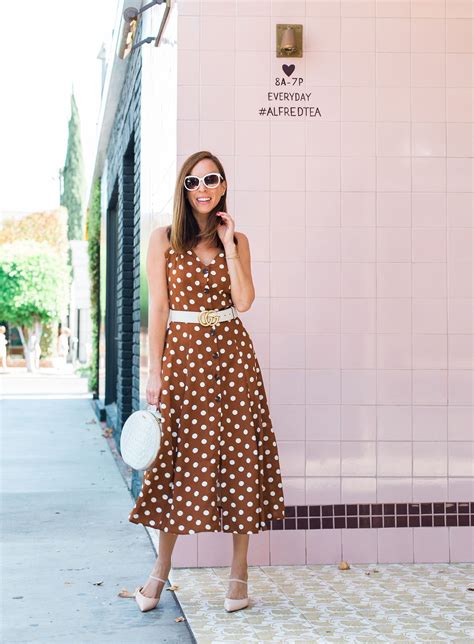 Elegant Polka Dot Dress at Anthony James blog