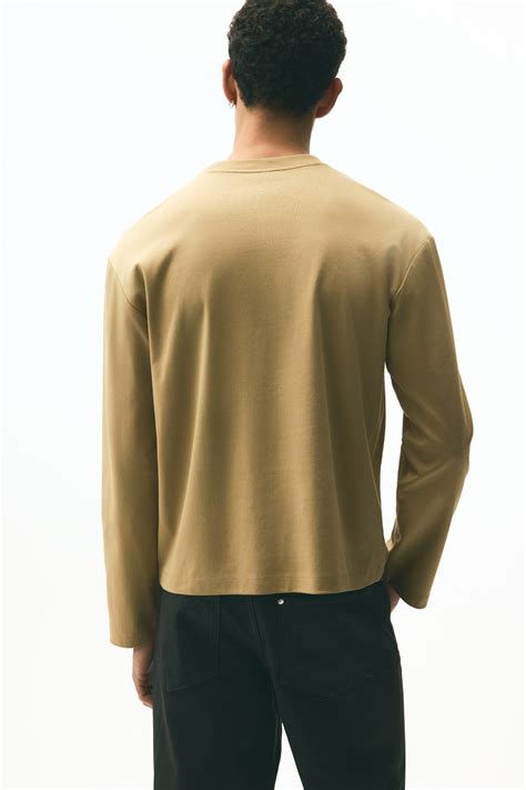 Loose-Fit Long-Sleeved Jersey Shirt - Beige - Men | H&M PH