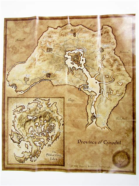 Elder Scrolls IV Oblivion: Shivering Isles / Province of Cyrodiil [Map ...