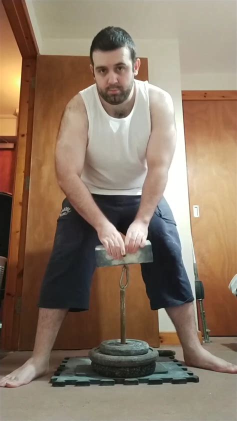 25kg/55lbs with 4" pinch block : r/strength_training