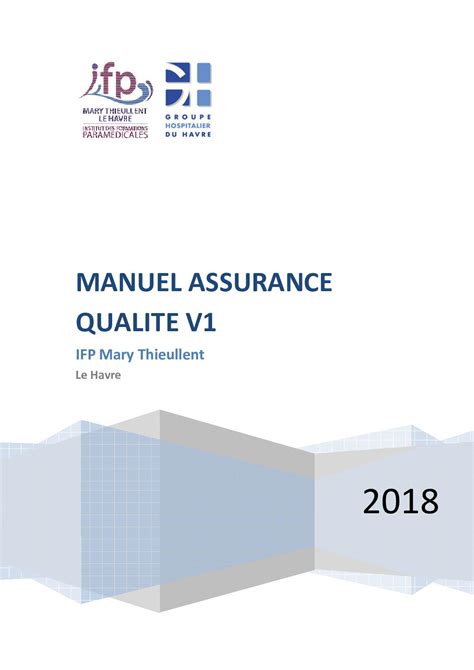 Calaméo - Manuel Assurance Qualité IFP