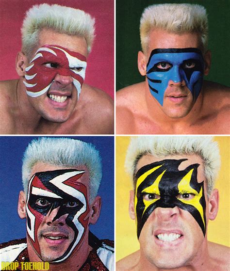 A collage of blonde sting's face paint.#rebuildingmylife | World ...