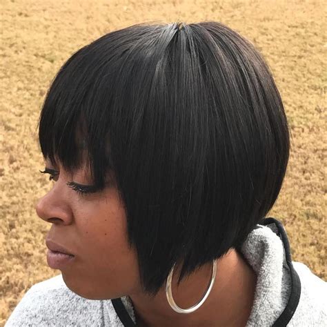 Weave Bob Hairstyles With Bangs