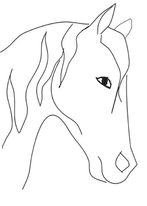 How To Draw A Black Horse Easy at Amy Dieter blog