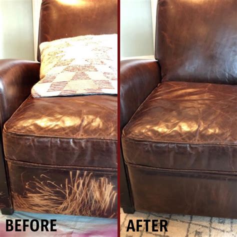 Repairing Leather Sofa With Shoe Polish | Baci Living Room