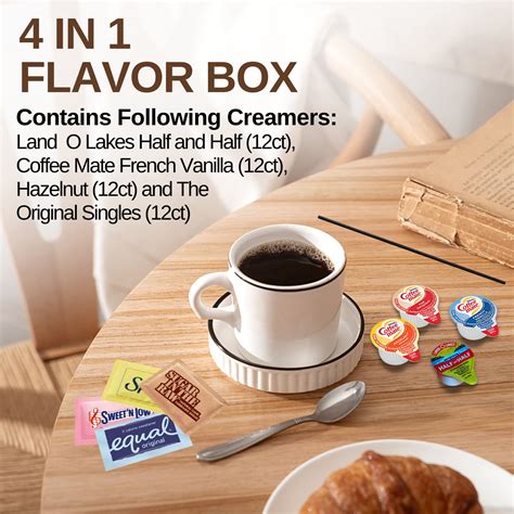 Coffee Creamer – Paquete variado individual (48 unidades) incluye Land ...