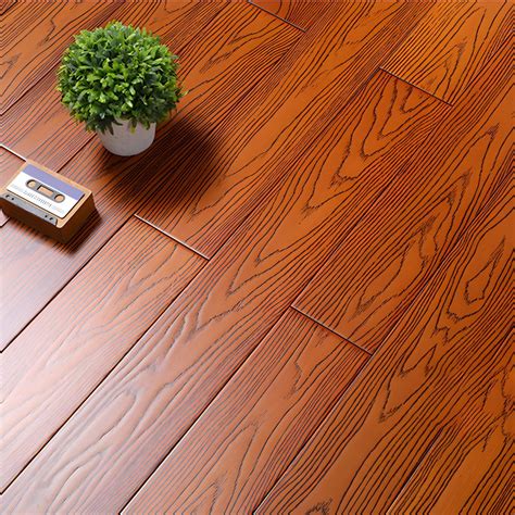 5" x 6" Modern and Water Resistant Solid Wood Hardwood Flooring with ...