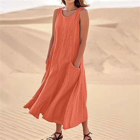 Petite Maxi Dresses for Women Petite Length Resort Wear Sleeveless ...