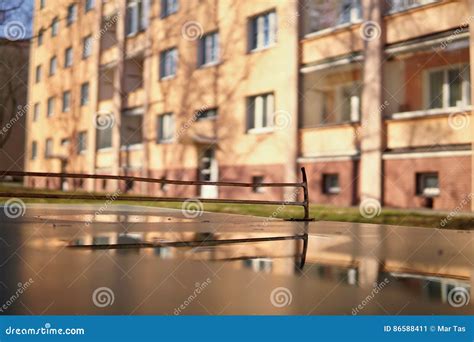 Abstract Detail of Old Ping Pong Table Tennis Table Placed in the ...