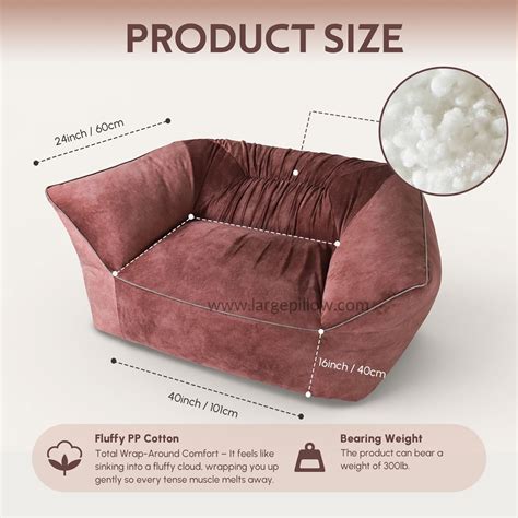 Oversized Bean Bag Chair: Ultimate Floor Sofa Lounger