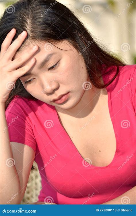 A Sad Minority Person stock image. Image of asian, feelings - 273080113