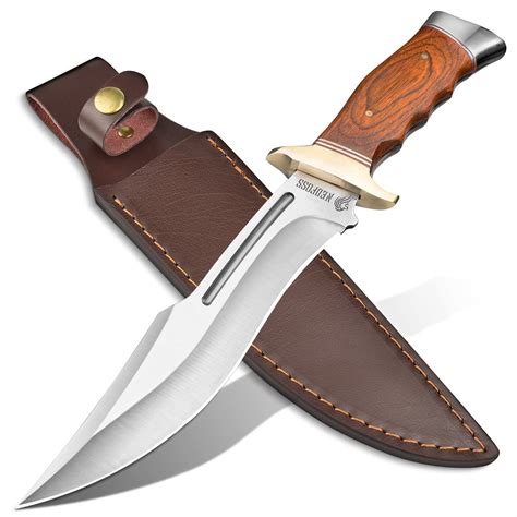 Buy NedFoss Fixed Blade Knife with leather sheath ,Survival Camping ...