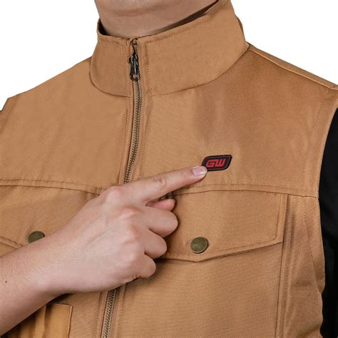 Men's Heated Canvas Work Vest – GearWrench Heated