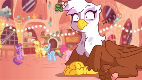 #3264703 - safe, artist:zonkpunch, applejack, gilda, pinkie pie ...