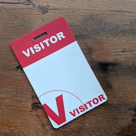 Visitor Lanyard with Badge - SpecialistID.com