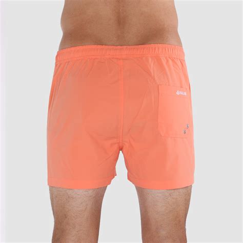 Avalon Classics in Salmon Pink: 3" Inseam Men's Swim Trunks