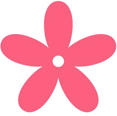 Pink Clipart Flower Flower Clipart Png Flower Clipart Free Clip Art