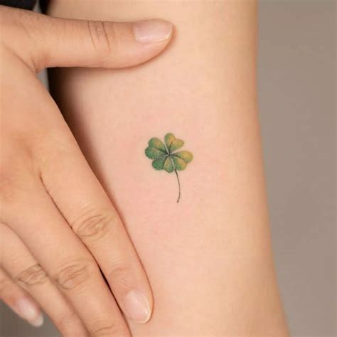 101 Best Small Four Leaf Clover Tattoo Ideas That Will Blow Your Mind!