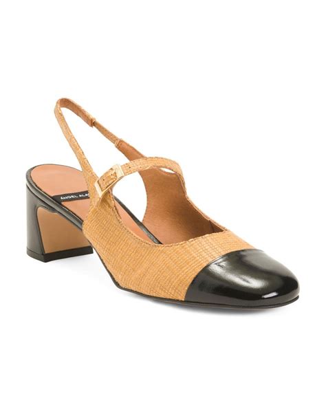 TJ Maxx Slingback Heels For Leather | Lyst