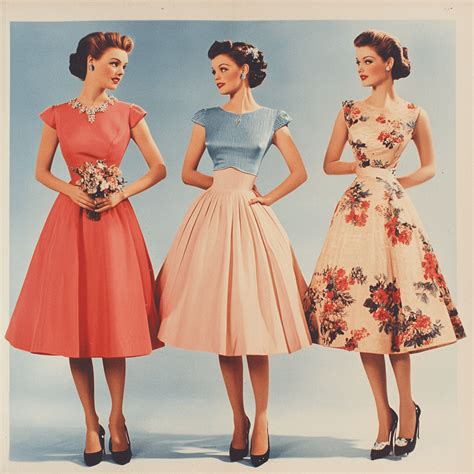 The Iconic Evolution of the alluring 1950s Dress - Vintage Lifestyle